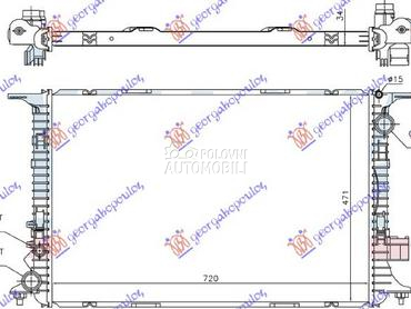 HLADNJAK MOTORA 4.0 TFSi 4.2-6 za Audi A8 od 2013. do 2017. god.