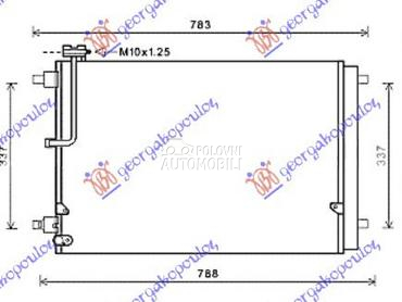 HLADNJAK KLIME 3.0/4.0 TFSi BE za Audi A8 od 2009. do 2013. god.