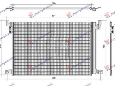 HLADNJAK KLIME 3.0 BENZIN/HIBR za Volkswagen Touareg od 2018. do 2025. god.