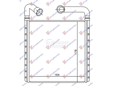 GREJAC KABINE (164x173x26) (TI za Volkswagen Arteon od 2017. do 2020. god.