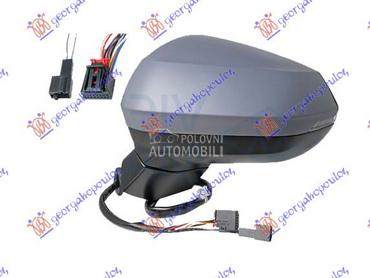 RETROVIZOR ELEK. SA GREJ. PM ( za Audi Q2 od 2016. do 2020. god.