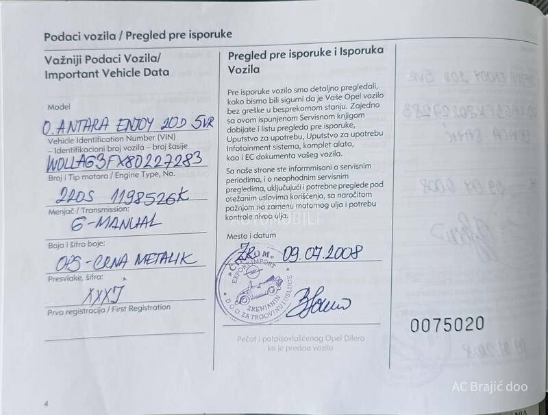 Opel Antara 2.0 ENJOY PLUS Z