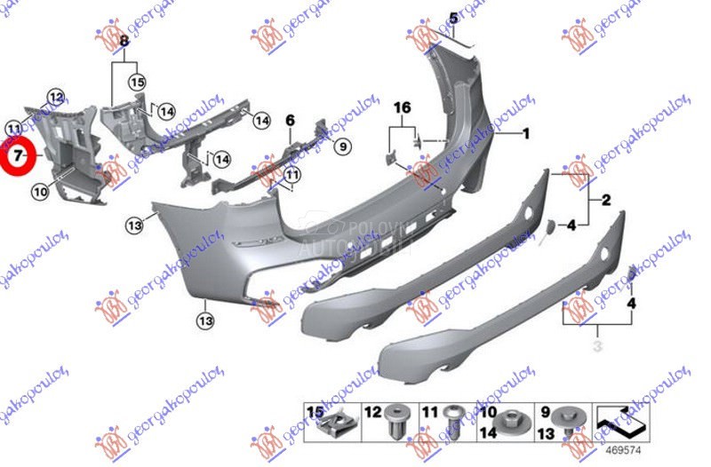 NOSAC ZADNJEG BRANIKA BOCNI PL