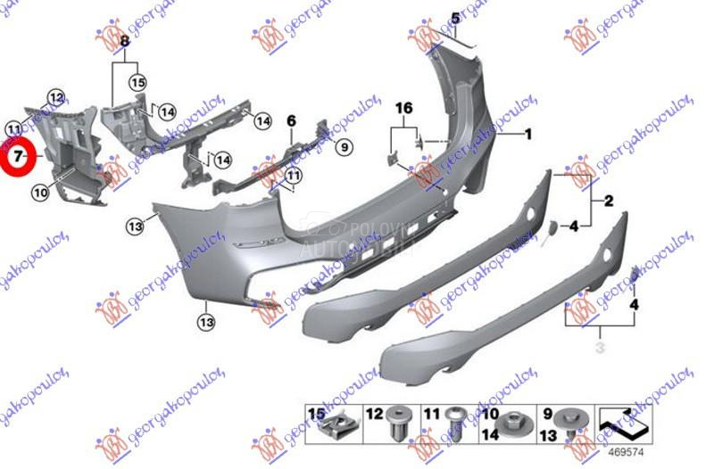 NOSAC ZADNJEG BRANIKA BOCNI PL