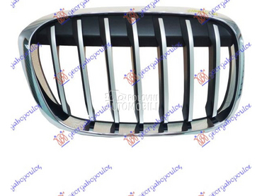 PVC MASKA HROM/SREBRNA (X-LINE za BMW X1 od 2015. do 2019. god.