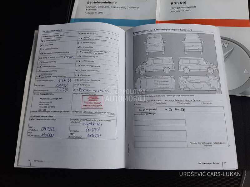 Volkswagen Multivan DSG CUP 7 mesta CH