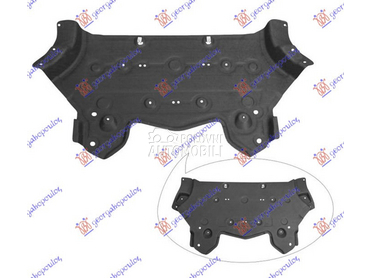 ZASTITA MOTORA PLASTICNA (M50d za BMW X6 od 2014. do 2019. god.