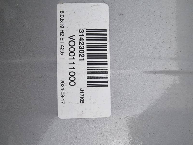 Aluminijumske felne VOLVO 19" 5 x 108