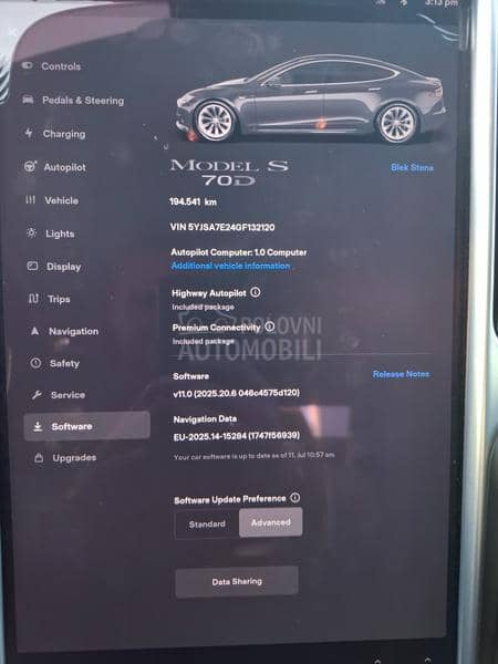 Tesla Model S Tesla S 70D