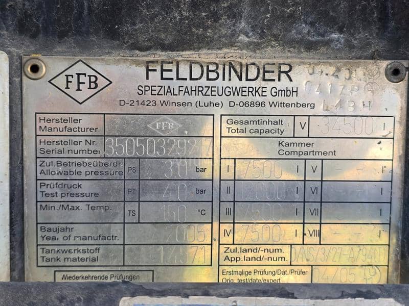 Feldbinder ADR 34.5 m3