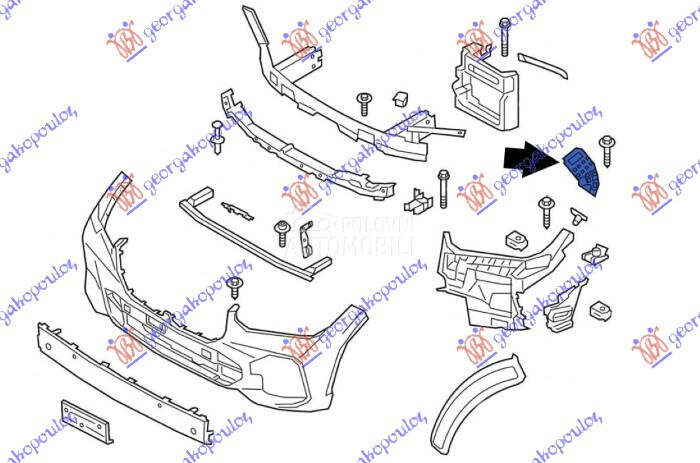 NOSAC PREDNJEG BRANIKA GORNJI