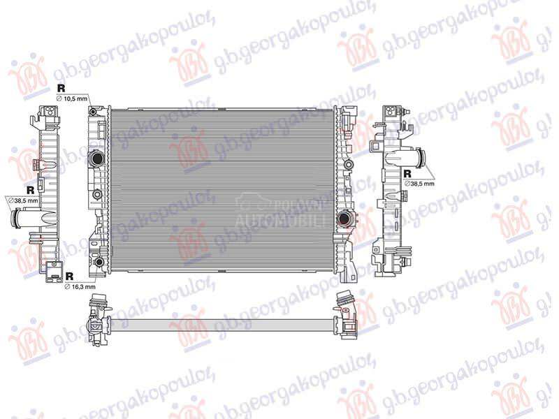HLADNJAK MOTORA 2.0/3.0 DIZEL