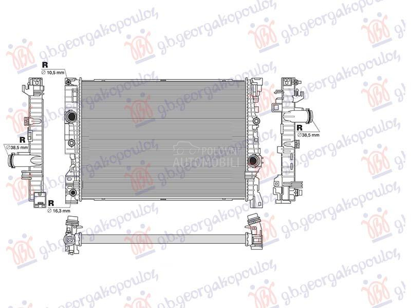 HLADNJAK MOTORA 2.0/3.0 DIZEL