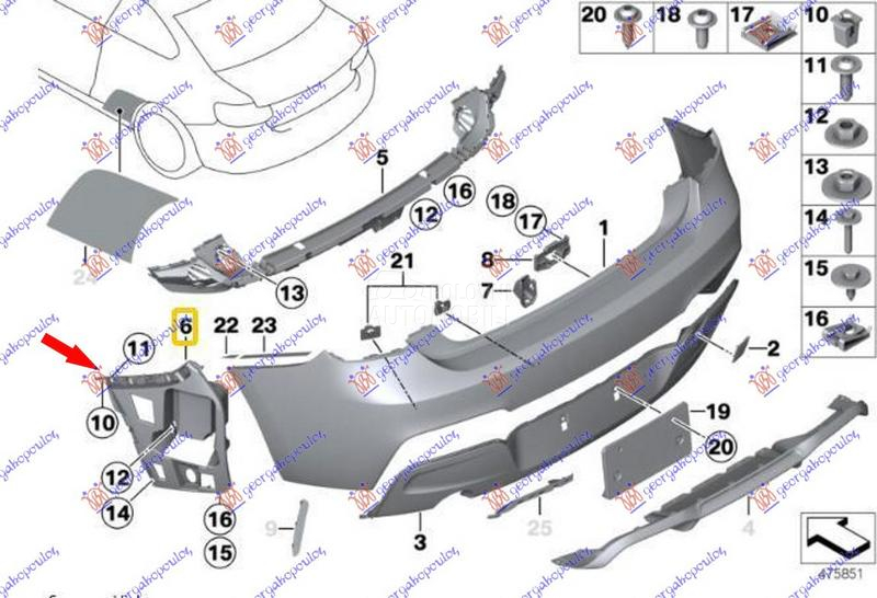 NOSAC ZADNJEG BRANIKA BOCNI PL