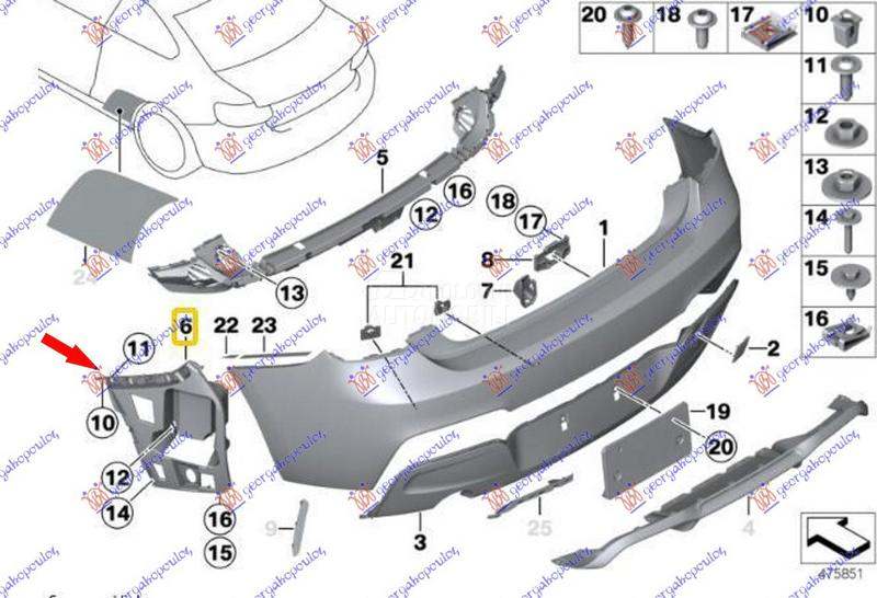 NOSAC ZADNJEG BRANIKA BOCNI PL