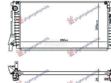 HLADNJAK MOTORA 1.5/1.6/3.0 (1 za BMW Serija 3 od 2012. do 2020. god.