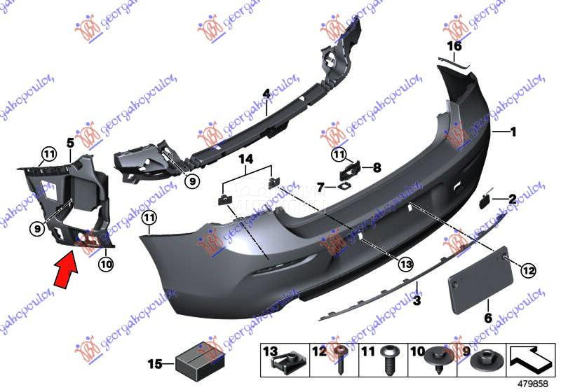 NOSAC ZADNJEG BRANIKA BOCNI PL
