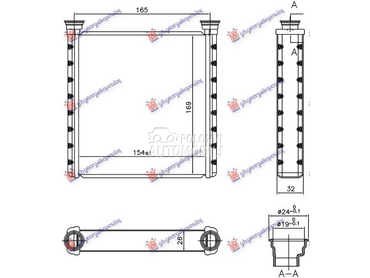 GREJAC KABINE (154x169) za BMW i3 od 2017. do 2025. god.