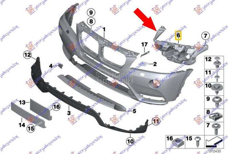 NOSAC PREDNJEG BRANIKA BOCNI P