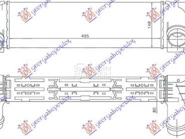 HLADNJAK INTERKULERA 1.6 (18i) za BMW X3 od 2011. do 2014. god.