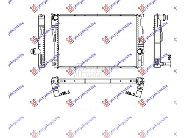 HLADNJAK MOTORA ZA SVE MODELE za BMW X3 od 2011. do 2014. god.