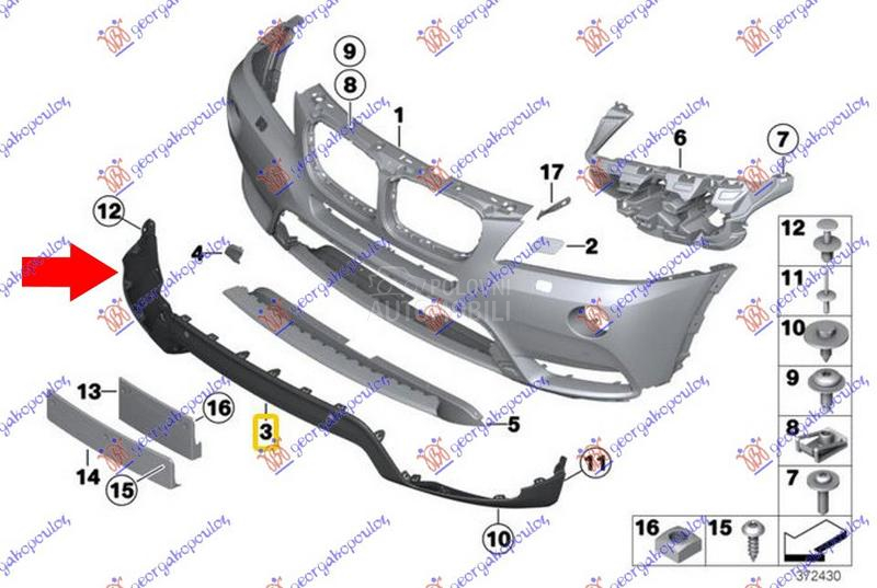 SPOJLER PREDNJEG BRANIKA