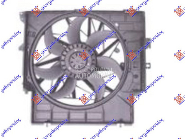 VENTILATOR KOMPLET (1.6/2.0 BE za BMW X3 od 2014. do 2017. god.