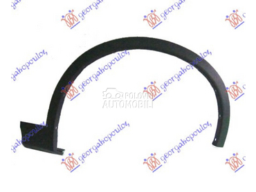 RUB PLASTICNI PREDNJEG BLATOBR za BMW X3 od 2011. do 2014. god.