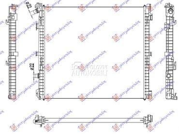 HLADNJAK MOTORA DODATNI 3.0 BE za BMW X3 od 2021. do 2024. god.