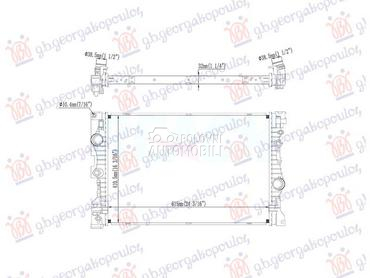 HLADNJAK MOTORA 2.0 BENZIN (MA za BMW X3 od 2017. do 2021. god.