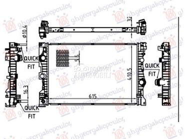 HLADNJAK MOTORA 2.0/3.0 DIZEL za BMW X3 od 2017. do 2021. god.