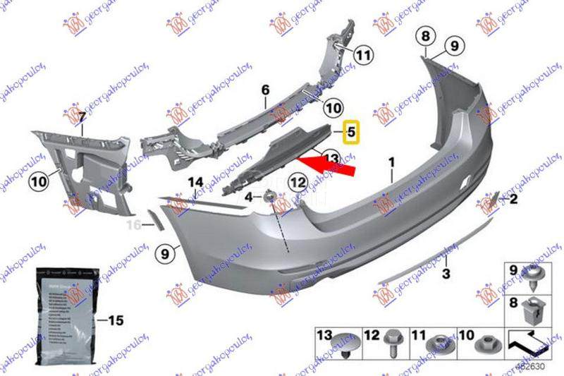 NOSAC ZADNJEG BRANIKA DONJI PL