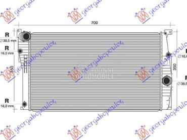 HLADNJAK MOTORA 3.0 (330d) DIZ za BMW Serija 3 od 2012. do 2014. god.
