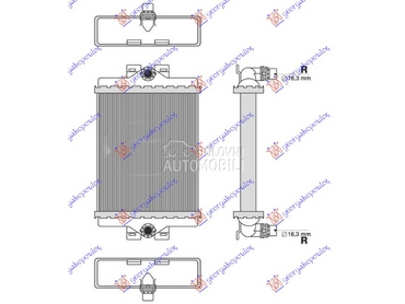 HLADNJAK MOTORA DODATNI BENZIN za BMW Serija 3 od 2014. do 2018. god.
