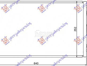 HLADNJAK KLIME BENZIN/DIZEL (6 za BMW Serija 1 od 2015. do 2019. god.