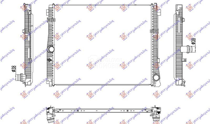 HLADNJAK MOTORA 2.0 BENZIN (61