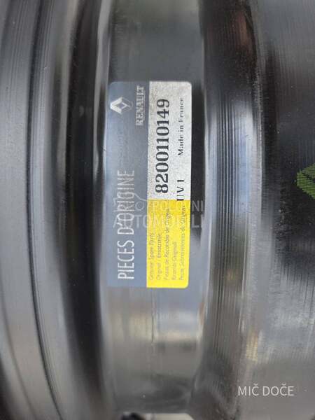 Čelične felne Renault 15" 4 x 100