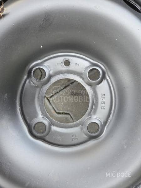 Čelične felne Renault 15" 4 x 100