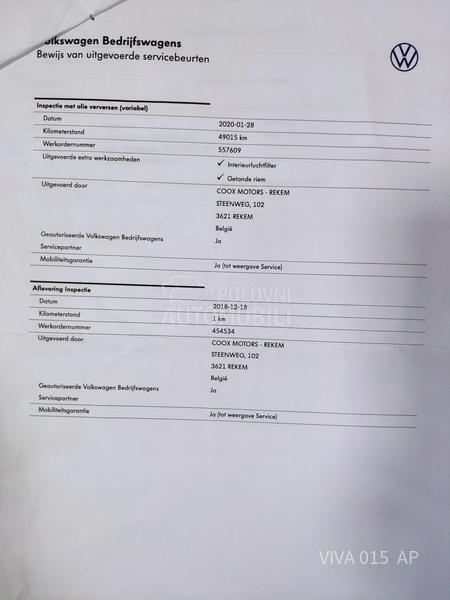 Volkswagen Crafter 2.0 TDI 140KS 1410kg