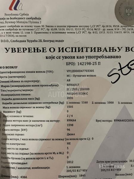 Renault Scenic 1.6DCI/NAV/LED