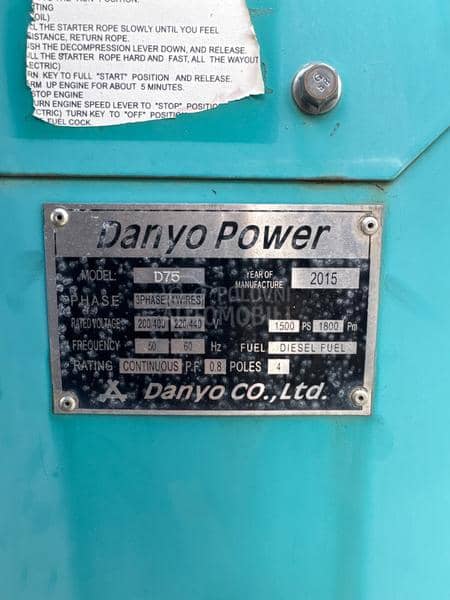 Danyo Ltd Agregat 60kw