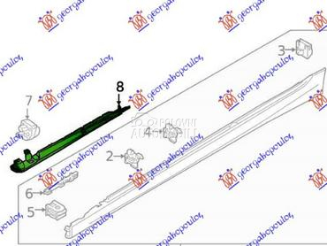 NOSAC AMBIJENTALNOG OSVETLJENJ za BMW Serija 3 od 2018. do 2022. god.
