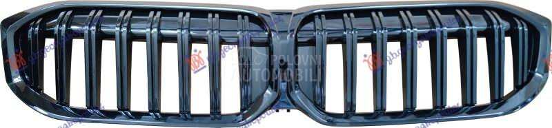 PVC MASKA CELA SJAJ-CRNA (BEZ