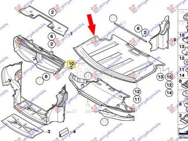 ZASTITA MOTORA za BMW Serija 6 od 2004. do 2011. god.
