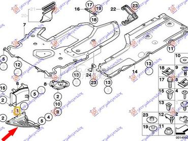 ZASTITA MOTORA za BMW Serija 6 od 2004. do 2011. god.