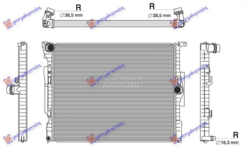 HLADNJAK MOTORA 2.0 BENZIN (MA