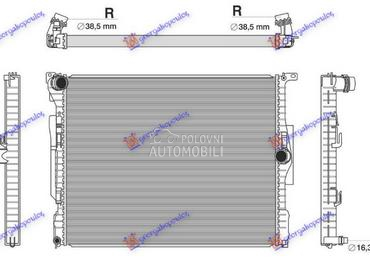 HLADNJAK MOTORA 2.0 BENZIN (MA za BMW Serija 3 od 2012. do 2020. god.