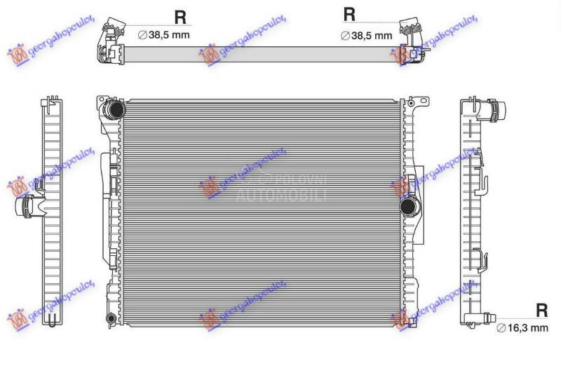 HLADNJAK MOTORA 2.0 BENZIN (MA