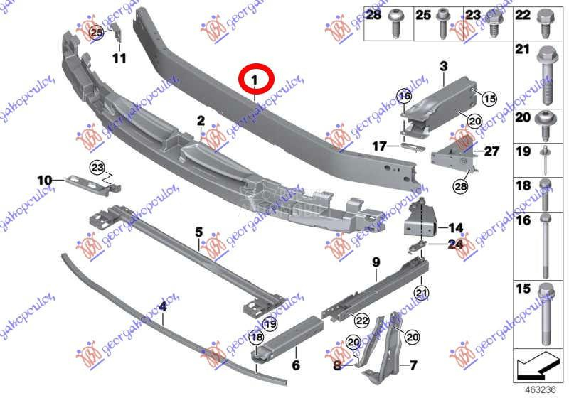 SINA PREDNJEG BRANIKA ALUMINIJ