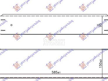 HLADNJAK INTERKULERA SVI DIZEL za BMW X1 od 2015. do 2019. god.
